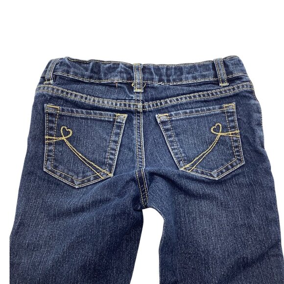 Childrens Place Girls Bootcut Stretch Denim Jeans Blue Size 6 Adjustable Waist - Picture 11 of 11